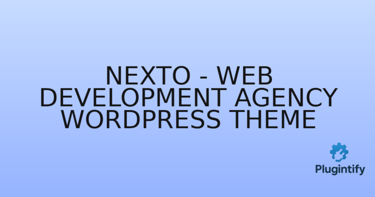Read more about the article Nexto – Web Development Agency WordPress Theme