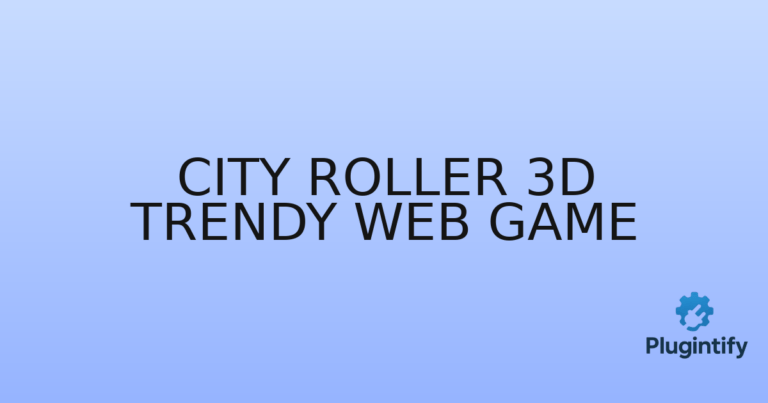 Read more about the article City Roller 3D Trendy Web Game