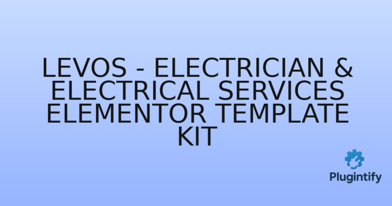 Read more about the article Levos – Electrician & Electrical Services Elementor Template Kit