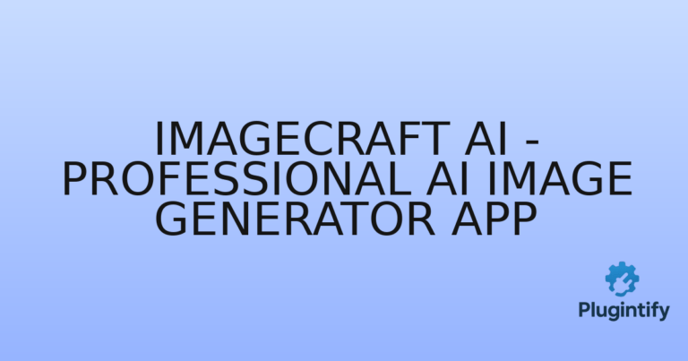 Read more about the article ImageCraft AI – Professional AI Image Generator App
