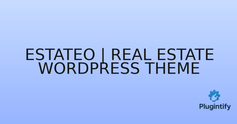Read more about the article Estateo | Real Estate WordPress Theme