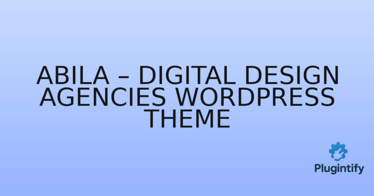 Read more about the article Abila – Digital Design Agencies WordPress Theme