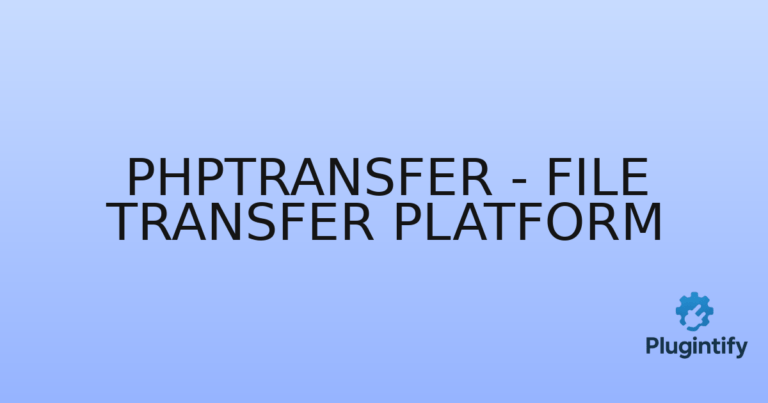 Read more about the article phpTransfer – File Transfer Platform
