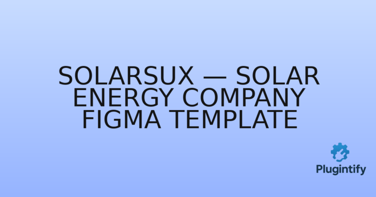 Read more about the article Solarsux — Solar Energy Company Figma Template