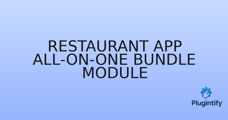 Read more about the article Restaurant App All-on-One Bundle Module