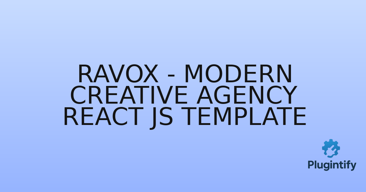 You are currently viewing Ravox – Modern Creative Agency React JS Template