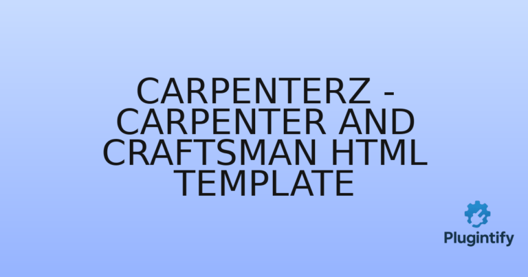 Read more about the article Carpenterz – Carpenter and Craftsman HTML Template