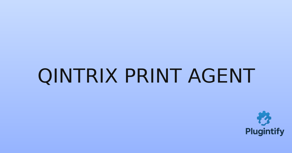You are currently viewing Qintrix Print Agent