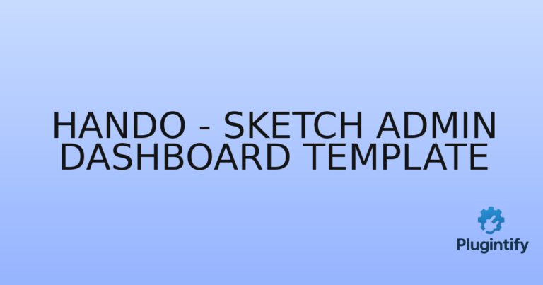 Read more about the article Hando – Sketch Admin Dashboard Template