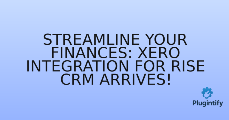 Read more about the article Streamline Your Finances: Xero Integration for Rise CRM Arrives!