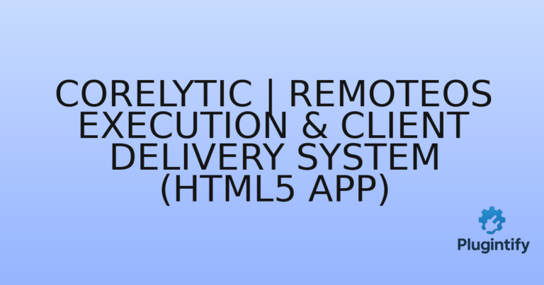 Read more about the article Corelytic | RemoteOS Execution & Client Delivery System (HTML5 App)
