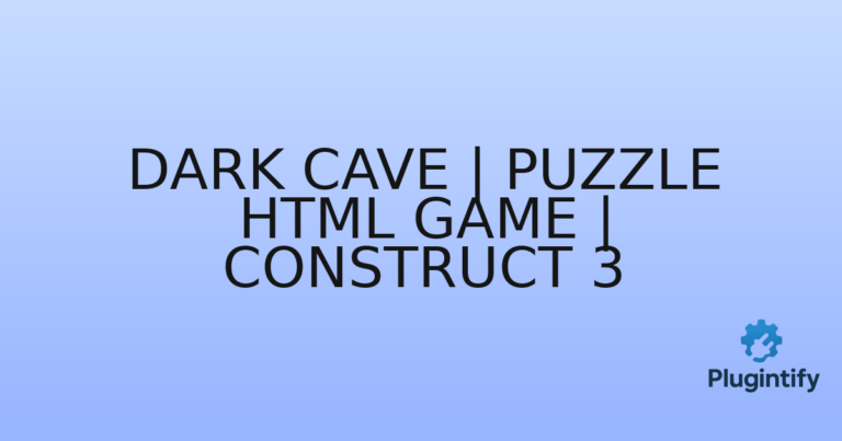 Read more about the article Dark Cave | Puzzle HTML Game | Construct 3