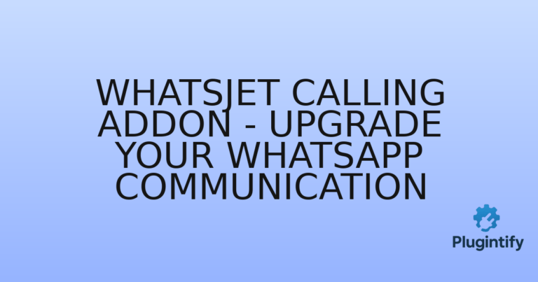 Read more about the article WhatsJet Calling Addon – Upgrade Your WhatsApp Communication