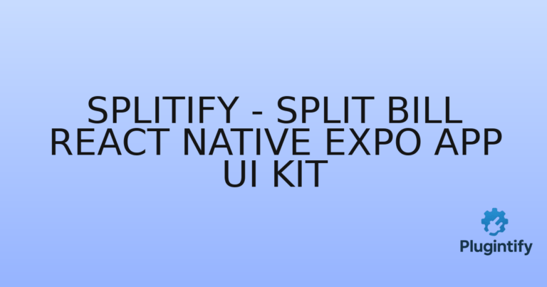 Read more about the article Splitify – Split Bill React Native Expo App Ui Kit