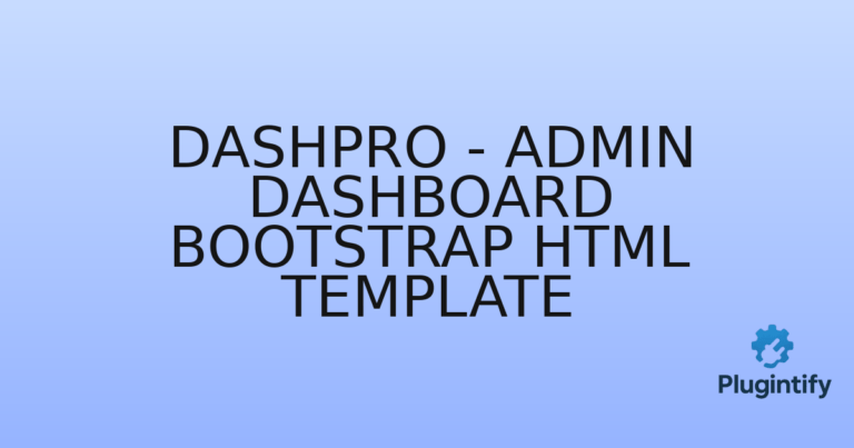 Read more about the article Dashpro – Admin Dashboard Bootstrap HTML Template