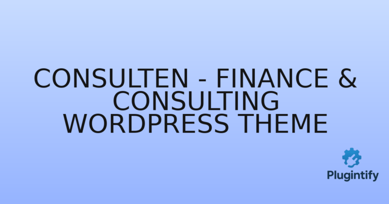 Read more about the article Consulten – Finance & Consulting WordPress Theme