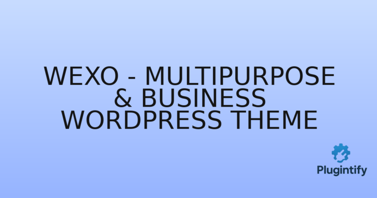 Read more about the article Wexo – Multipurpose & Business WordPress Theme