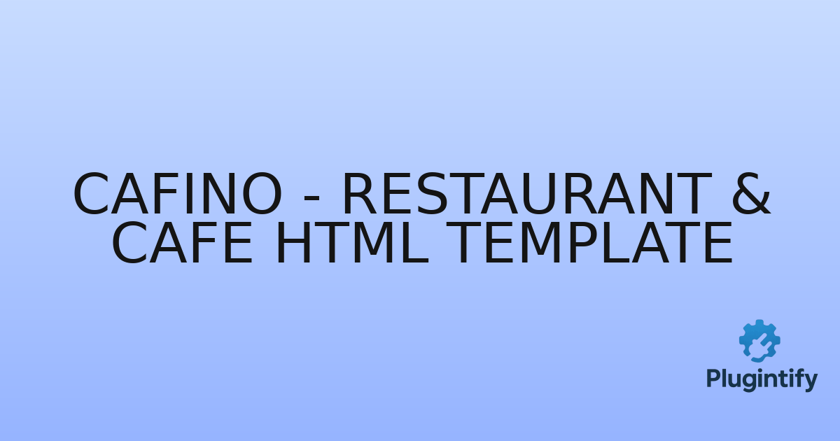 You are currently viewing Cafino – Restaurant & Cafe HTML Template