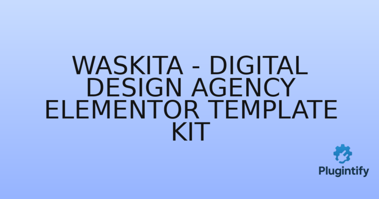 Read more about the article Waskita – Digital Design Agency Elementor Template Kit