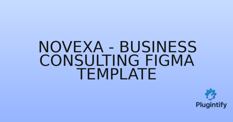 Read more about the article Novexa – Business Consulting Figma Template