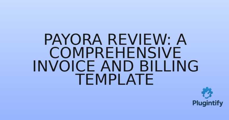 Read more about the article Payora Review: A Comprehensive Invoice and Billing Template