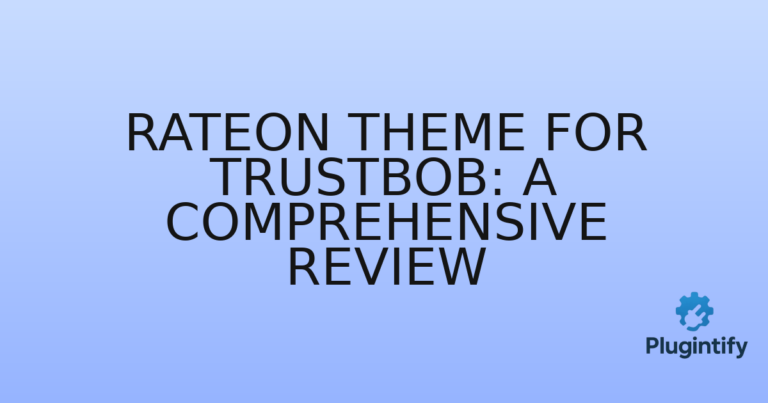 Read more about the article Rateon Theme For Trustbob: A Comprehensive Review
