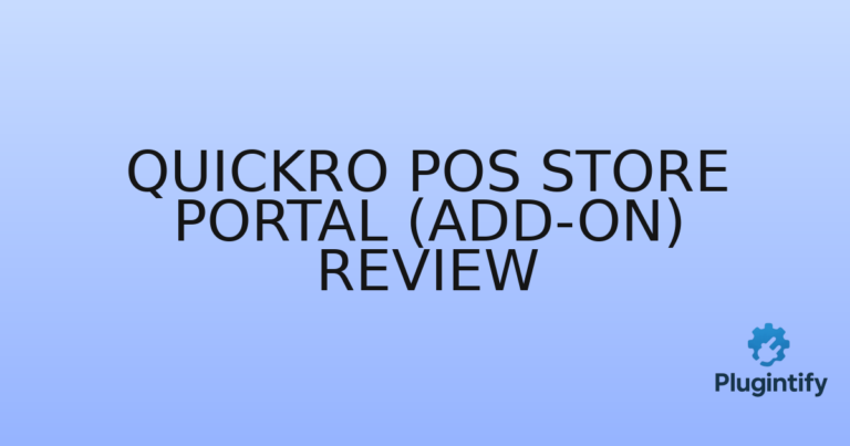 Read more about the article Quickro POS Store Portal (Add-on) Review
