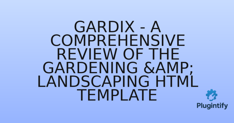 Read more about the article Gardix – A Comprehensive Review of the Gardening & Landscaping HTML Template