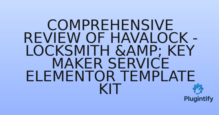 Read more about the article Comprehensive Review of HavaLock – Locksmith & Key Maker Service Elementor Template Kit