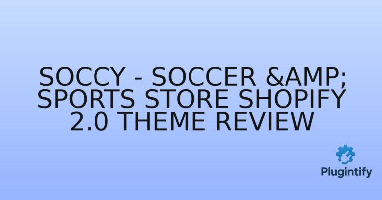 Read more about the article Soccy – Soccer & Sports Store Shopify 2.0 Theme Review
