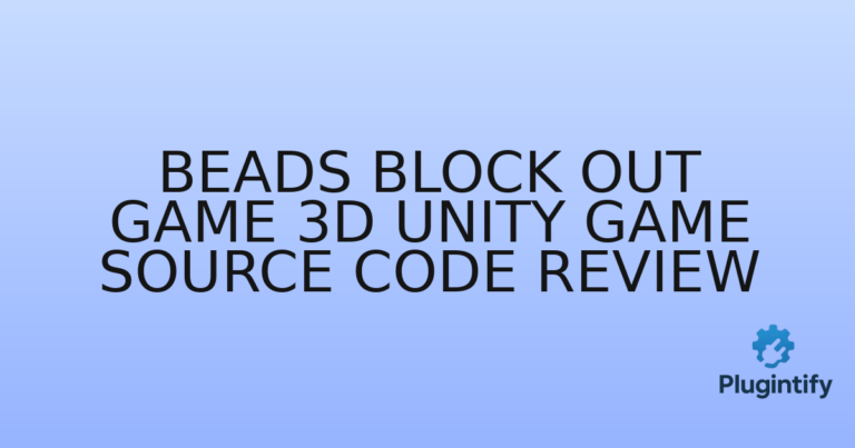 Read more about the article Beads Block Out Game 3D Unity Game Source Code Review