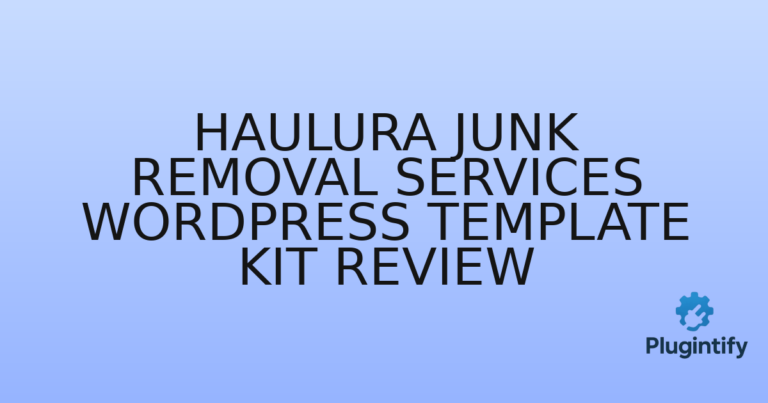 Read more about the article Haulura Junk Removal Services WordPress Template Kit Review