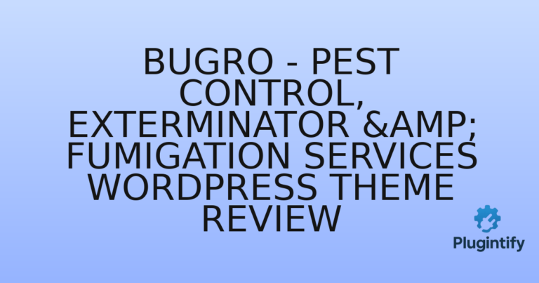 Read more about the article Bugro – Pest Control, Exterminator & Fumigation Services WordPress Theme Review