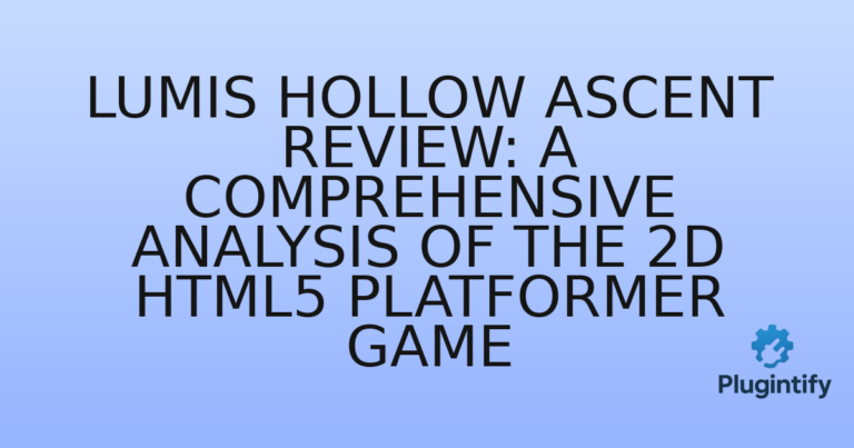 Read more about the article Lumis Hollow Ascent Review: A Comprehensive Analysis of the 2D HTML5 Platformer Game