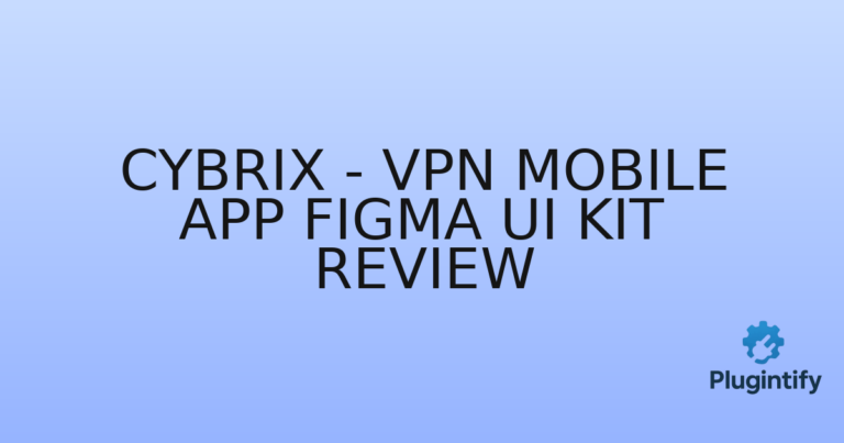 Read more about the article Cybrix – VPN Mobile App Figma UI Kit Review