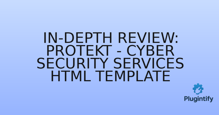 Read more about the article In-Depth Review: Protekt – Cyber Security Services HTML Template