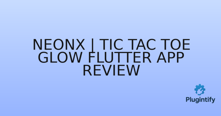 Read more about the article NeonX | Tic Tac Toe Glow Flutter App Review