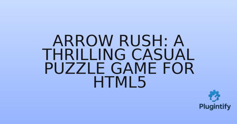 Read more about the article Arrow Rush: A Thrilling Casual Puzzle Game for HTML5