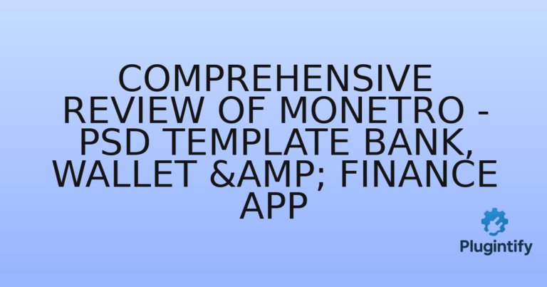 Read more about the article Comprehensive Review of Monetro – PSD Template Bank, Wallet & Finance App