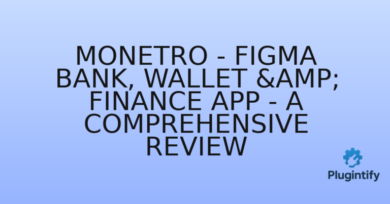 Read more about the article Monetro – Figma Bank, Wallet & Finance App – A Comprehensive Review
