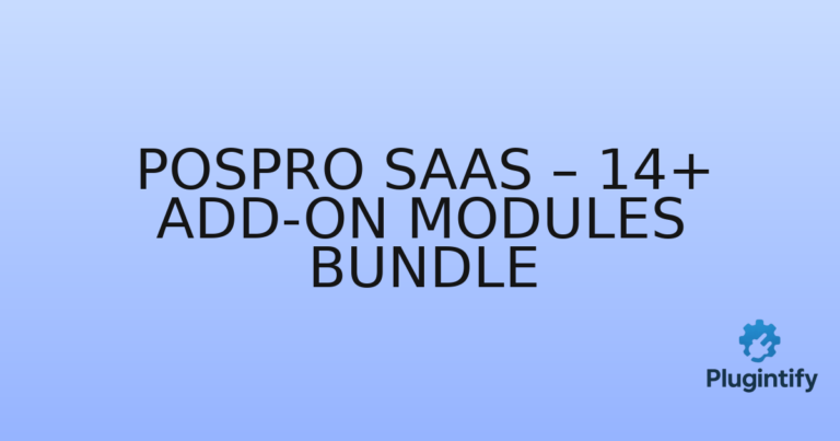 Read more about the article POSpro SaaS – 14+ Add-On Modules Bundle