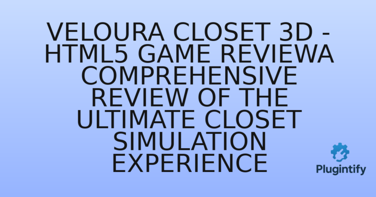 Read more about the article Veloura Closet 3D – Html5 Game ReviewA Comprehensive Review of the Ultimate Closet Simulation Experience