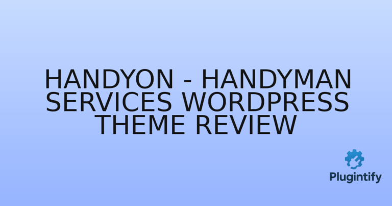 Read more about the article Handyon – Handyman Services WordPress Theme Review