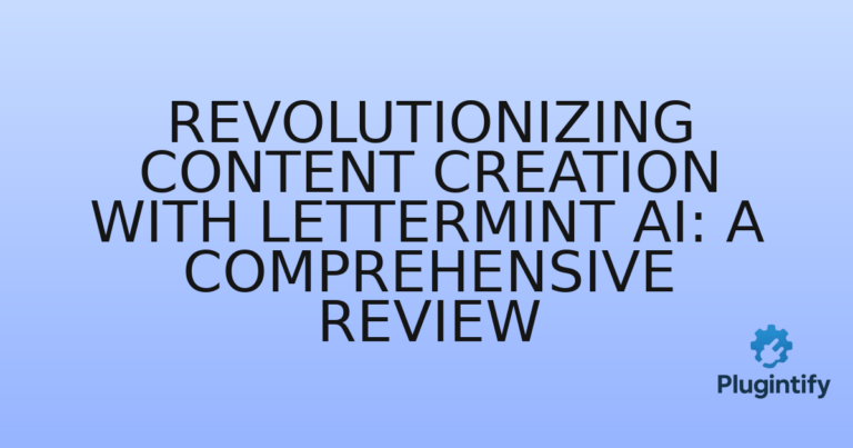 Read more about the article Revolutionizing Content Creation with LetterMint AI: A Comprehensive Review