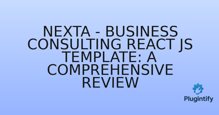 Read more about the article Nexta – Business Consulting React Js Template: A Comprehensive Review