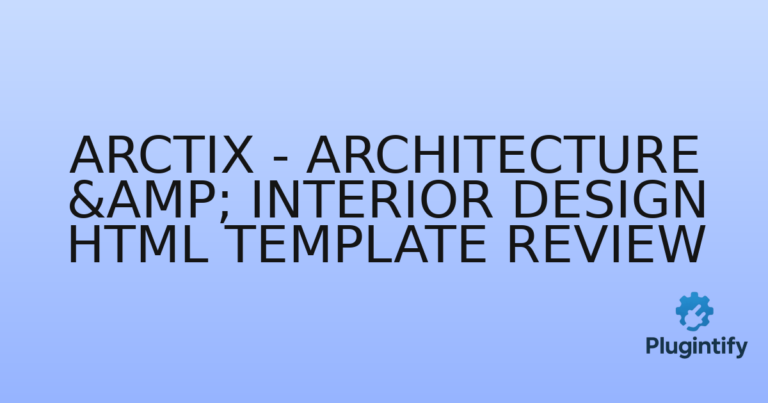 Read more about the article Arctix – Architecture & Interior Design HTML Template Review