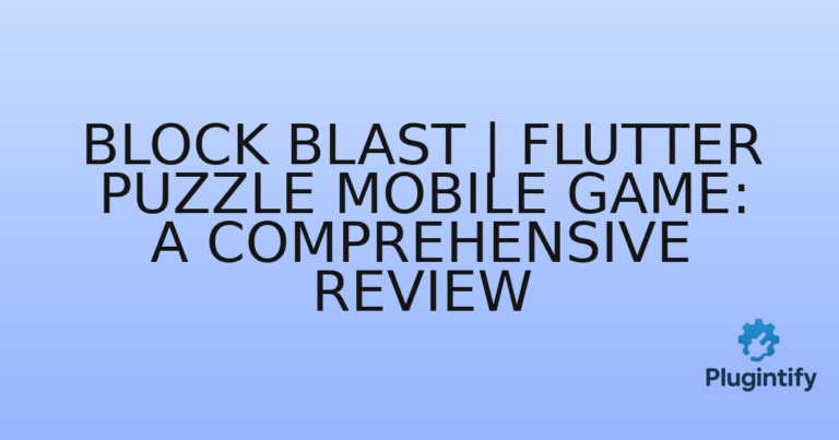 Read more about the article Block Blast | Flutter Puzzle Mobile Game: A Comprehensive Review
