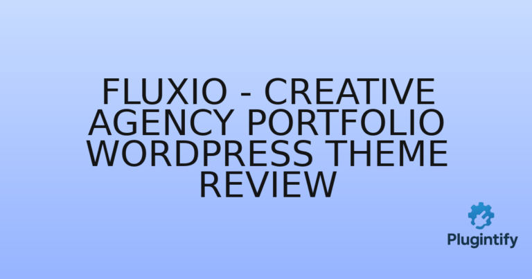 Read more about the article Fluxio – Creative Agency Portfolio WordPress Theme Review
