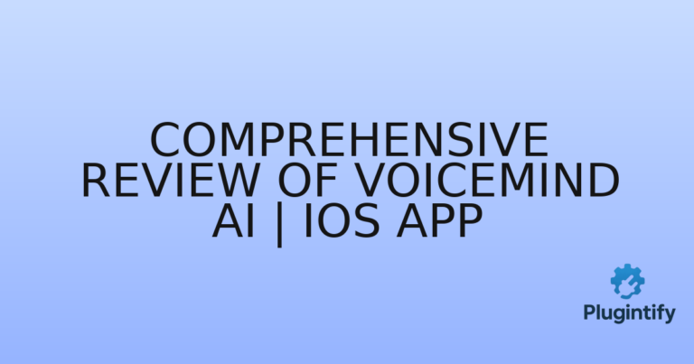 Read more about the article Comprehensive Review of VoiceMind AI | iOS App