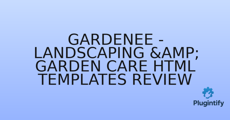 Read more about the article Gardenee – Landscaping & Garden Care HTML Templates Review